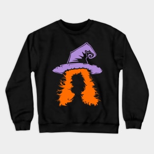 Scary Halloween Witch Crewneck Sweatshirt